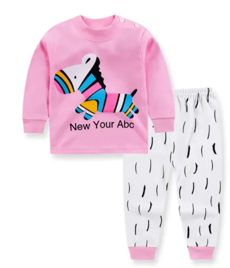 طقم بيجاما قطن ، ملابس نوم للأطفال Cotton Pajama Set, Kids Sleepwear