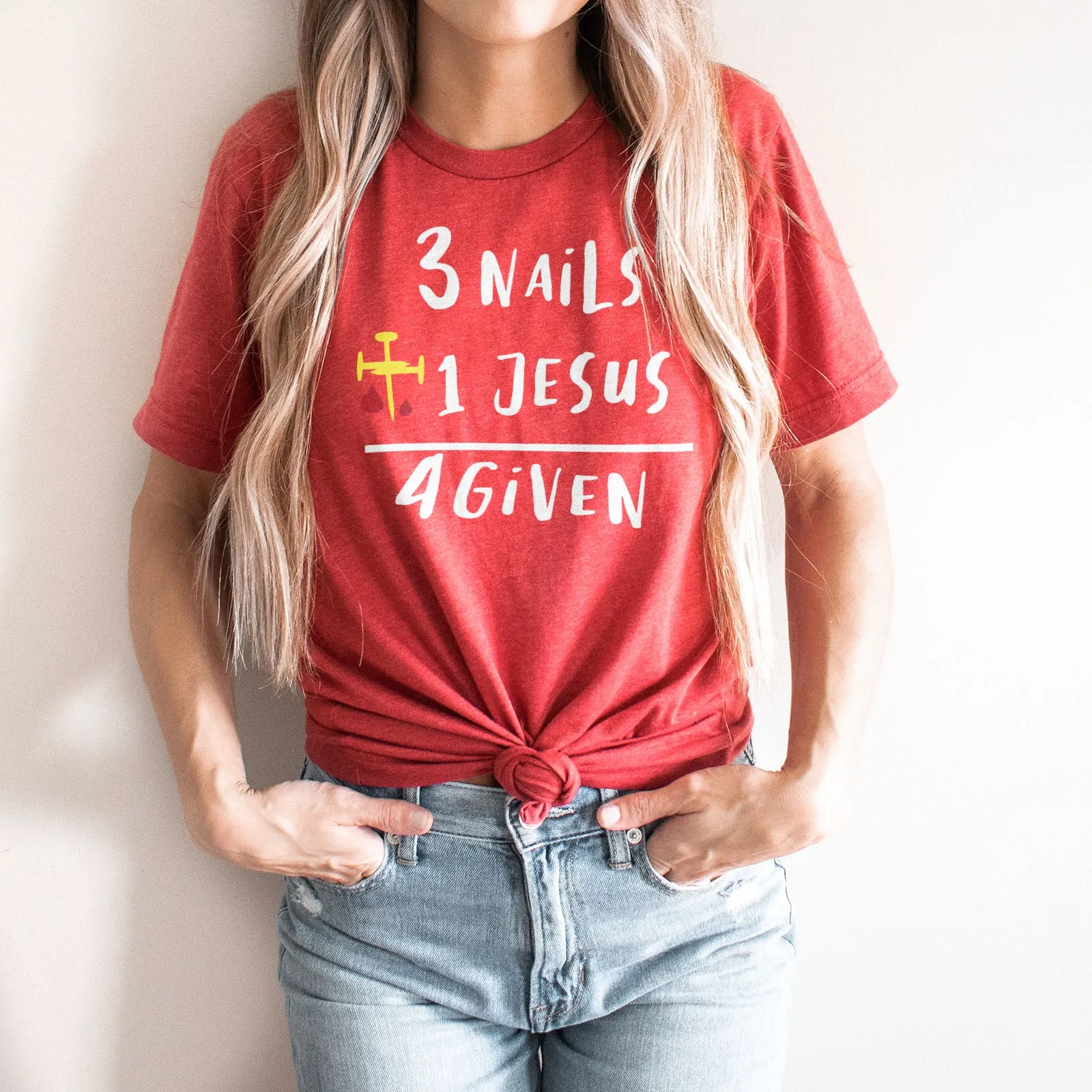 3 Nails   1 Jesus Equals 4 Given Tee