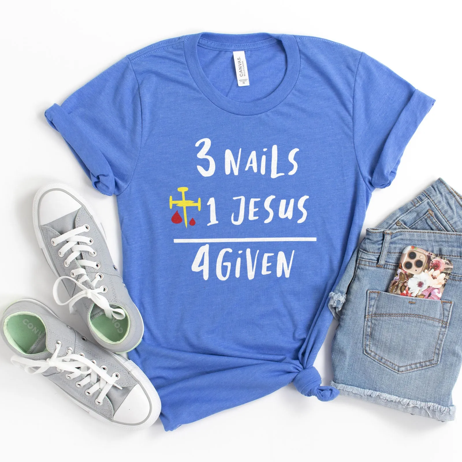 3 Nails   1 Jesus Equals 4 Given Tee