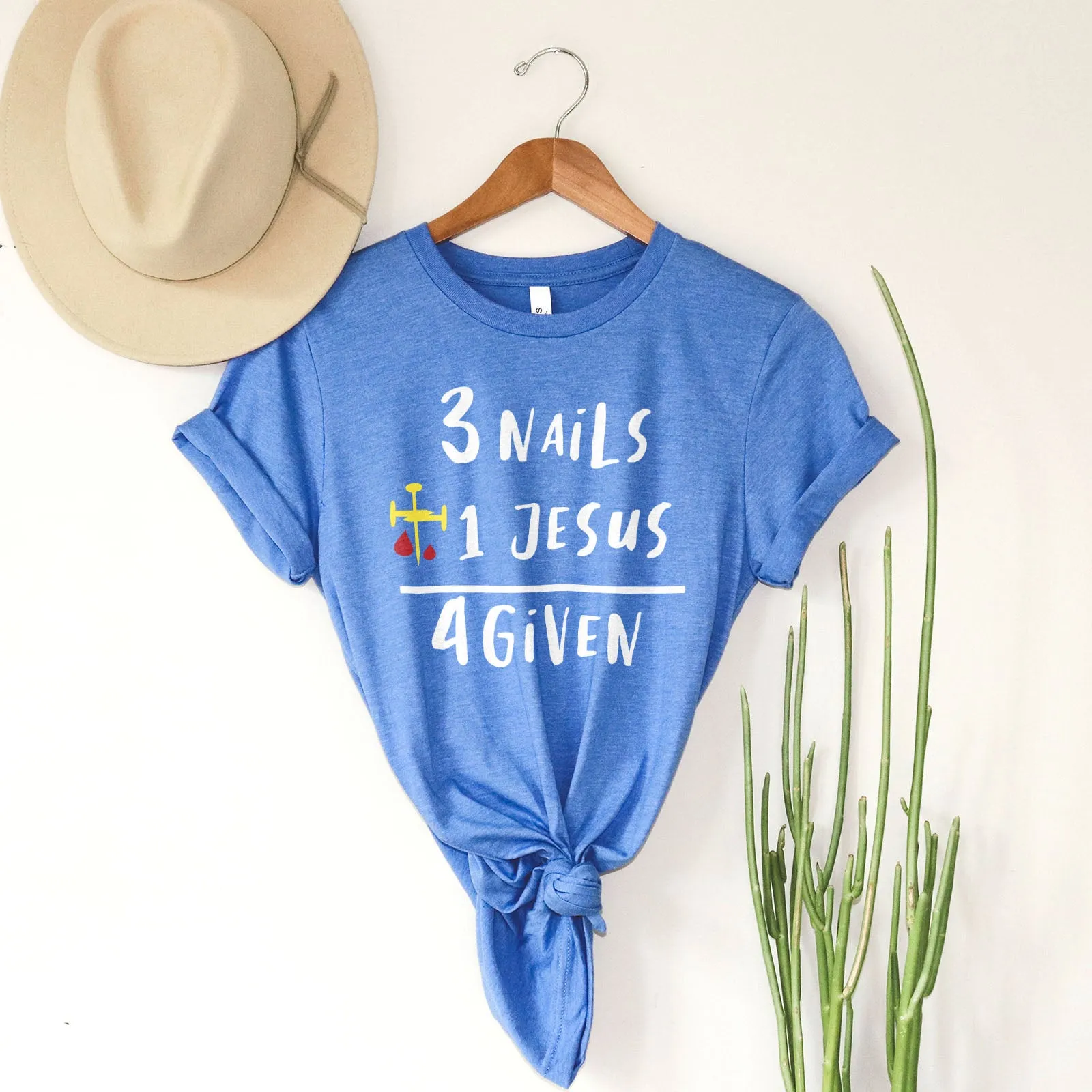 3 Nails   1 Jesus Equals 4 Given Tee