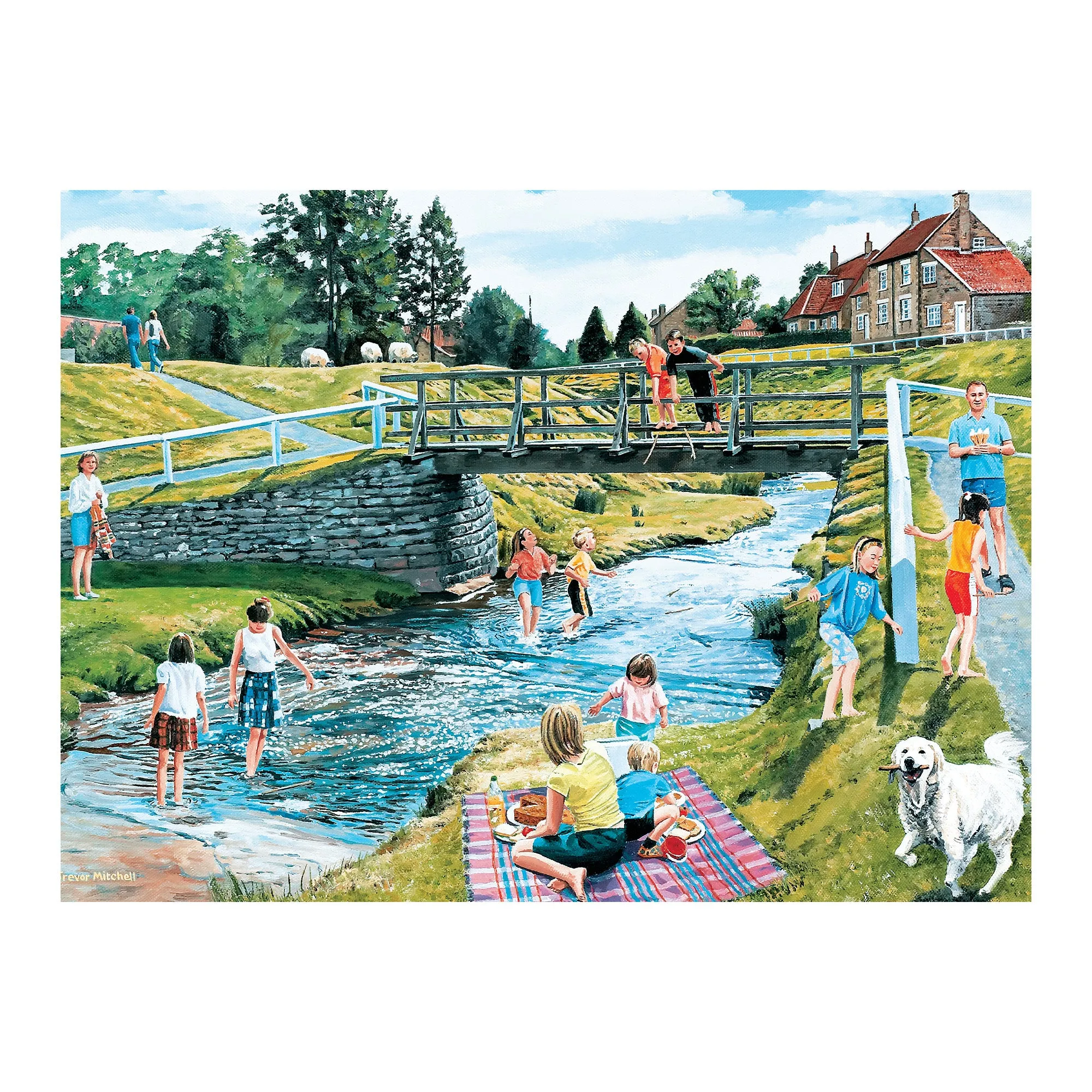 35 piece jigsaw puzzle - Spring Picnic