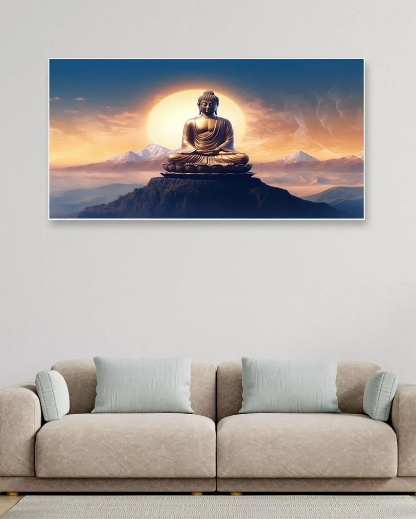 3D Buddha Painting With Frame For Wall Decoration