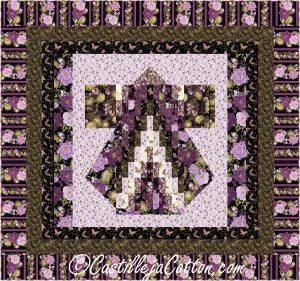 Bargello Kimono King Quilt Pattern CJC-57171 - Paper Pattern