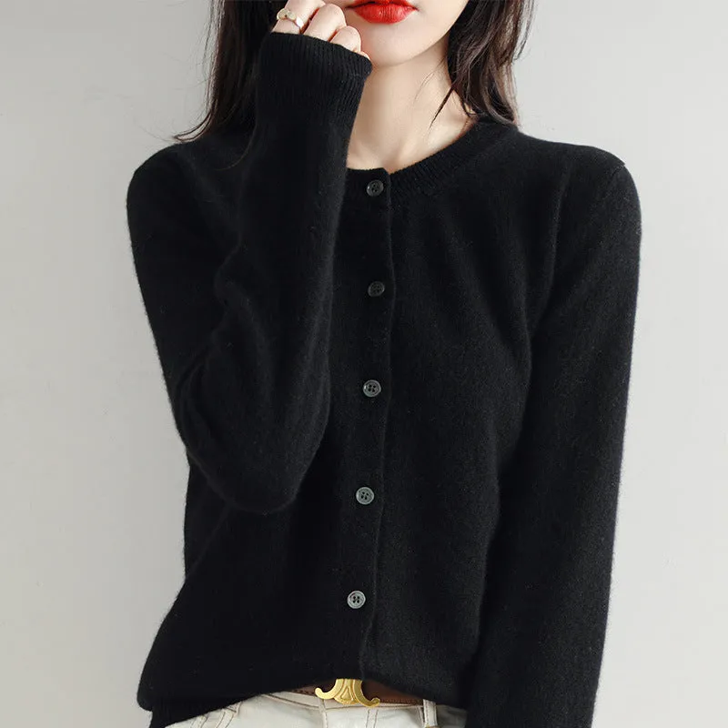 Cardigan Corto da Donna: Maglione in Maglia Elegante e Versatile