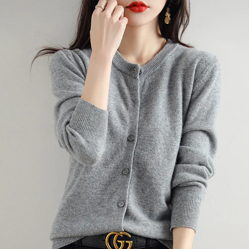 Cardigan Corto da Donna: Maglione in Maglia Elegante e Versatile