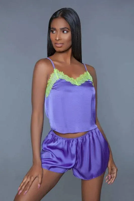 Cecille Satin Pajama Set