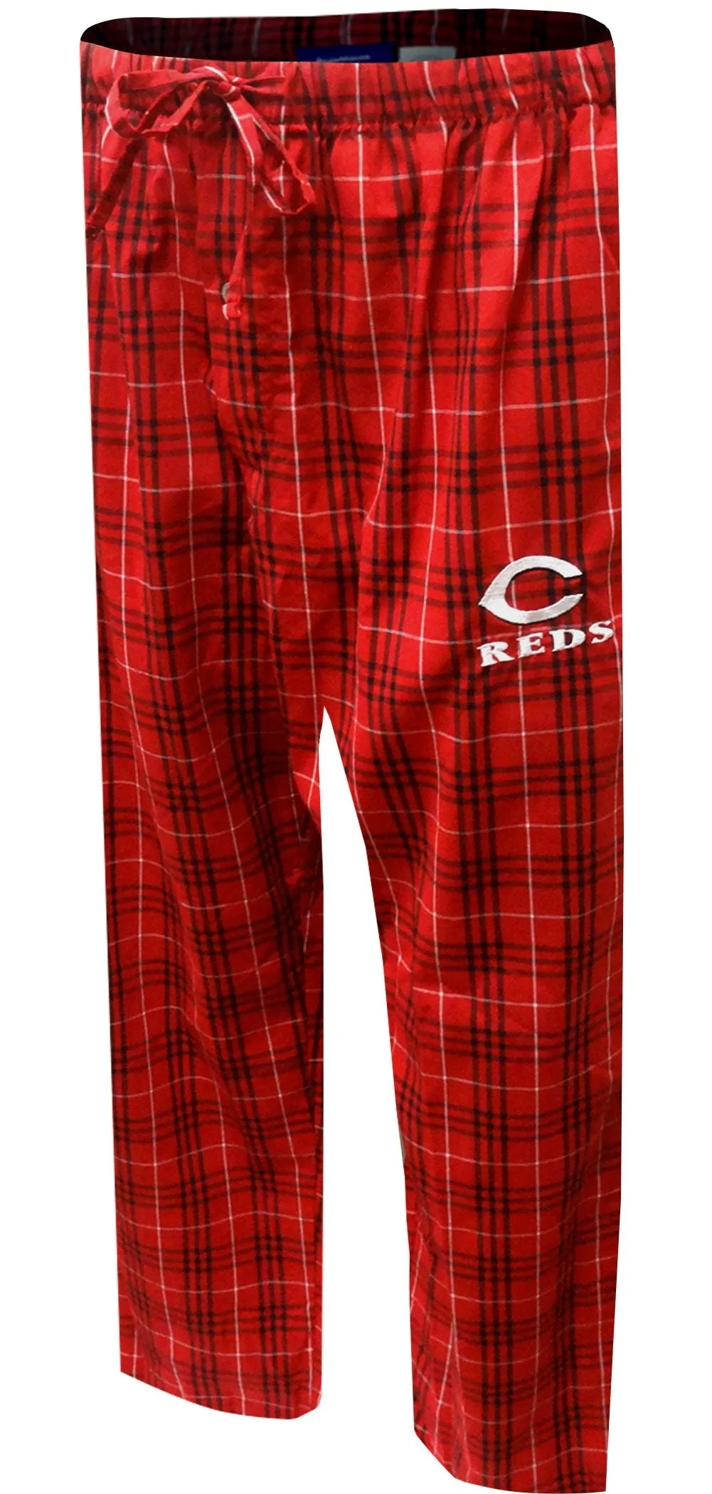 Cincinnati Reds Logo Cotton Plaid Lounge Pants