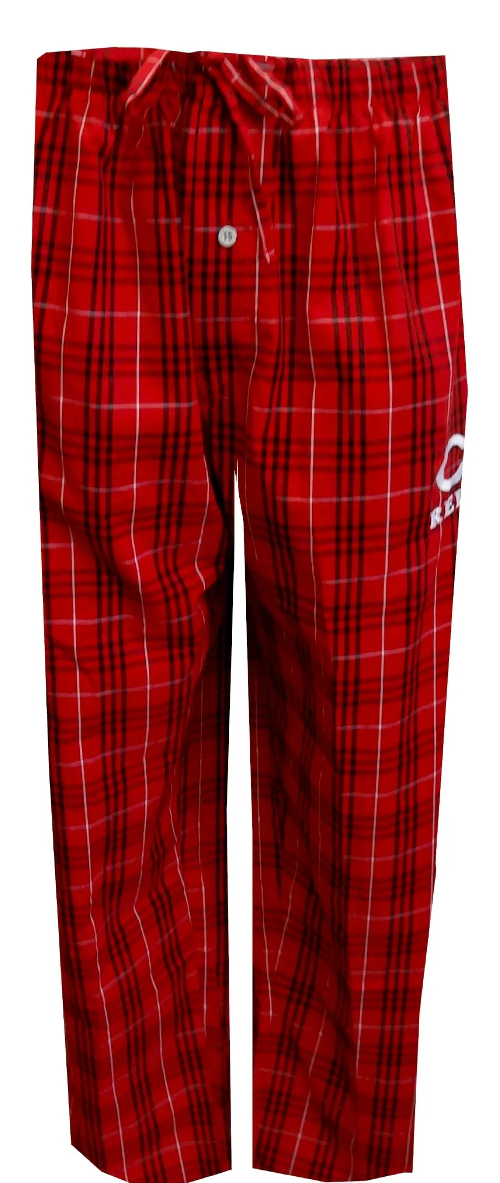 Cincinnati Reds Logo Cotton Plaid Lounge Pants
