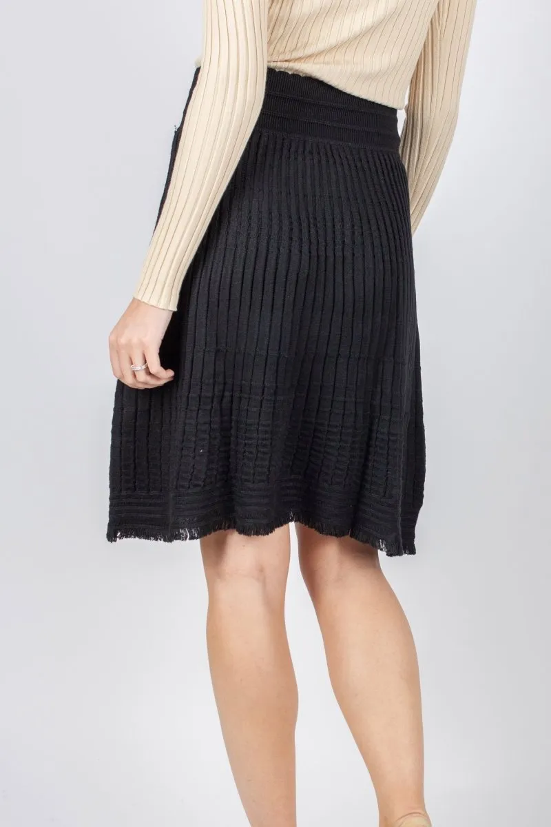 CLARA SKIRT (BLACK) 23"