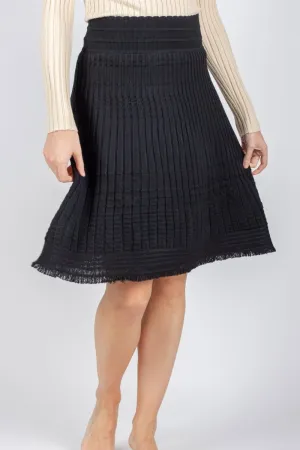 CLARA SKIRT (BLACK) 23"