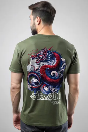 Dragon Soul Olive T-shirt