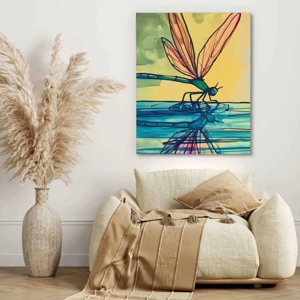 Dragonfly Reflection