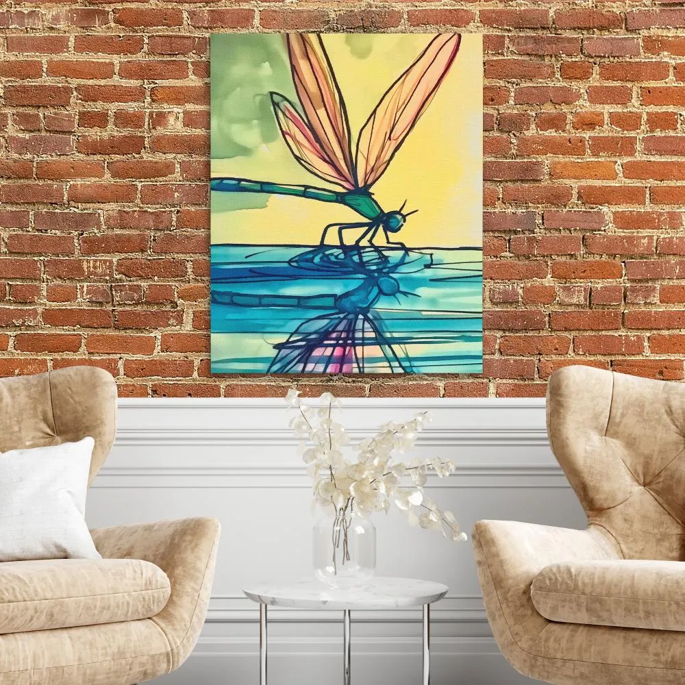 Dragonfly Reflection