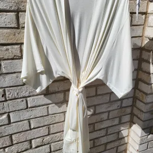Eberjey Rosalia Robe in Ivory R1974