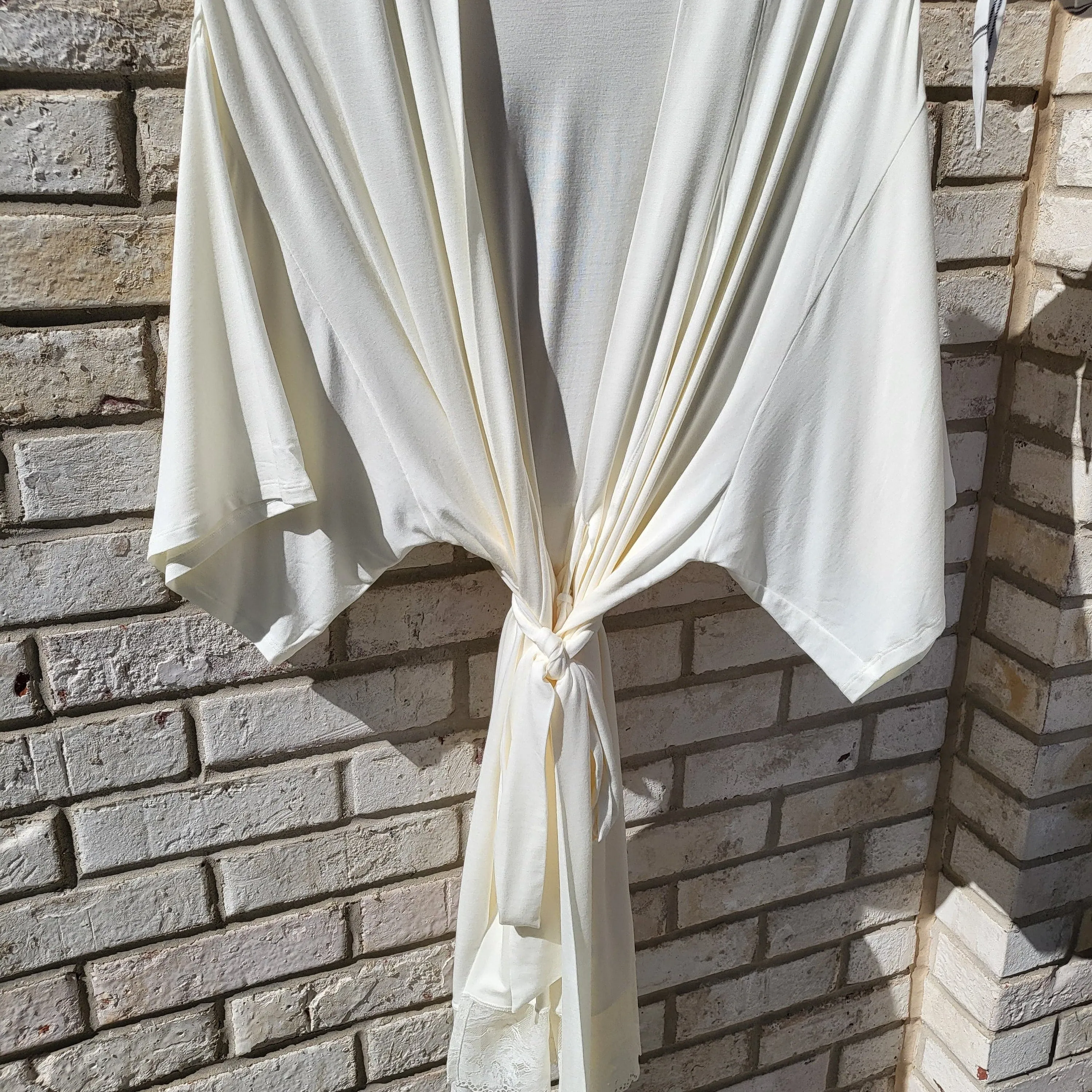 Eberjey Rosalia Robe in Ivory R1974