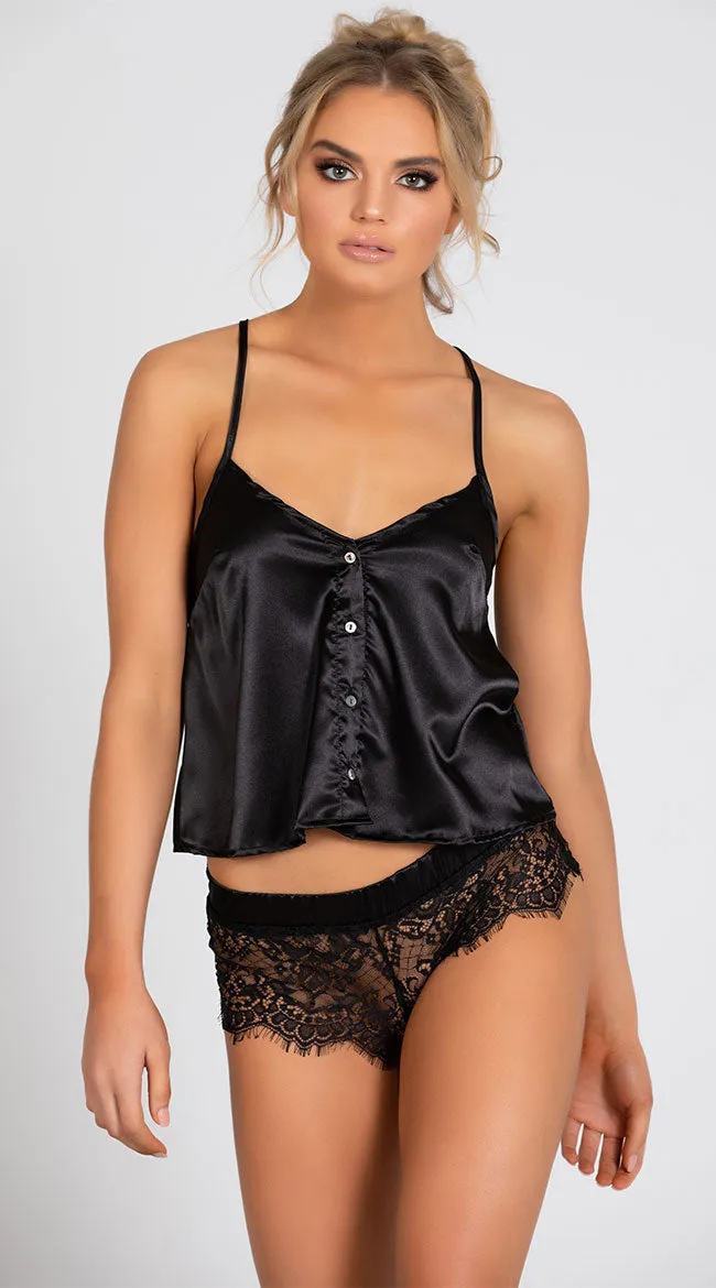 Elegant Satin Pajama Set