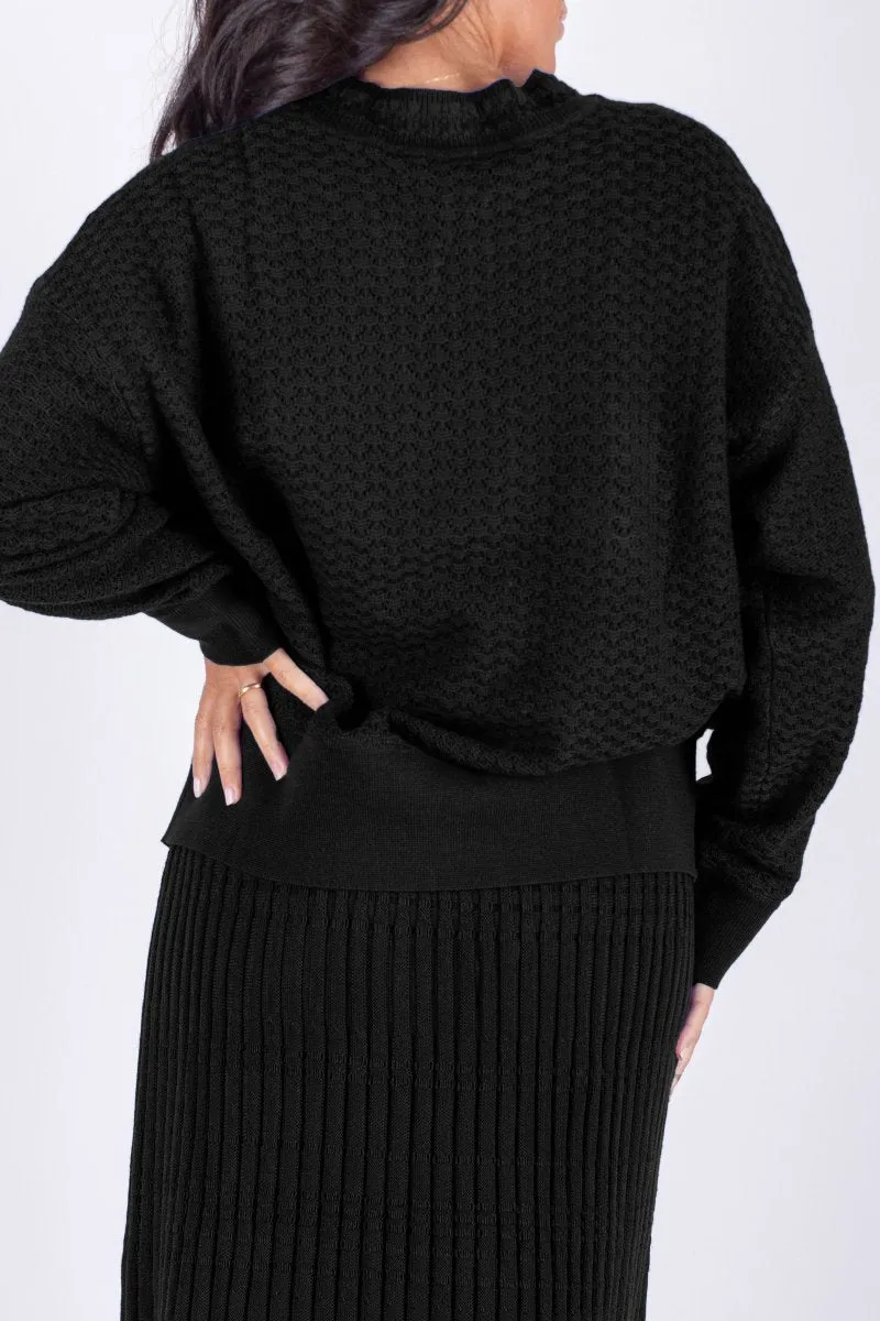 FLORA TOP (BLACK)