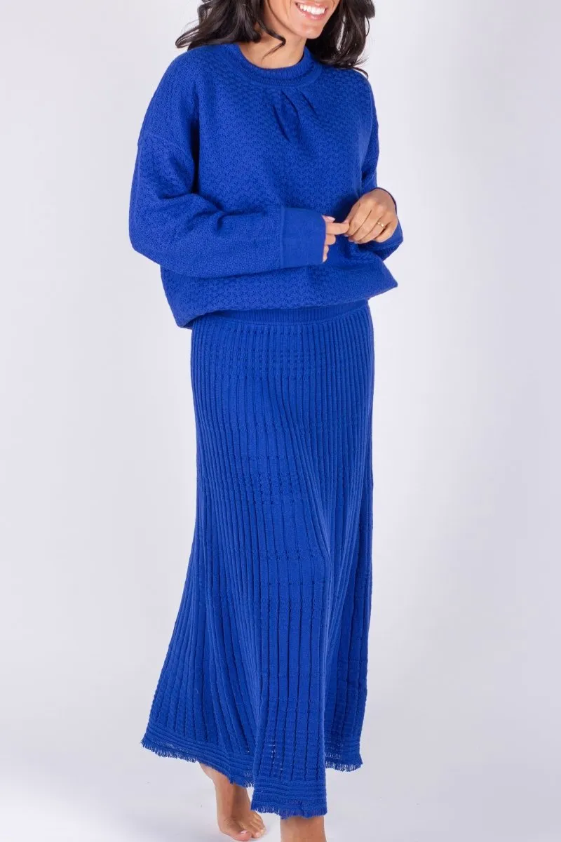 FLORA TOP (BLUE)