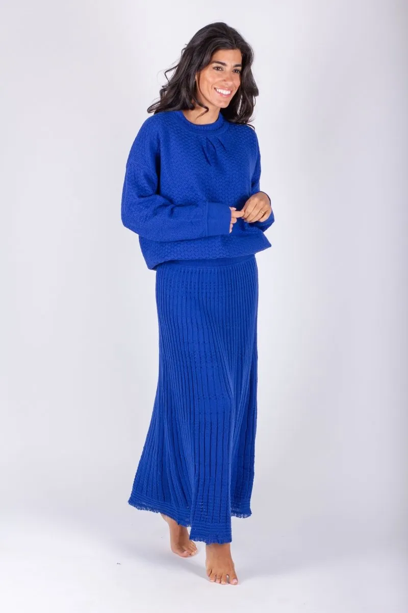 FLORA TOP (BLUE)
