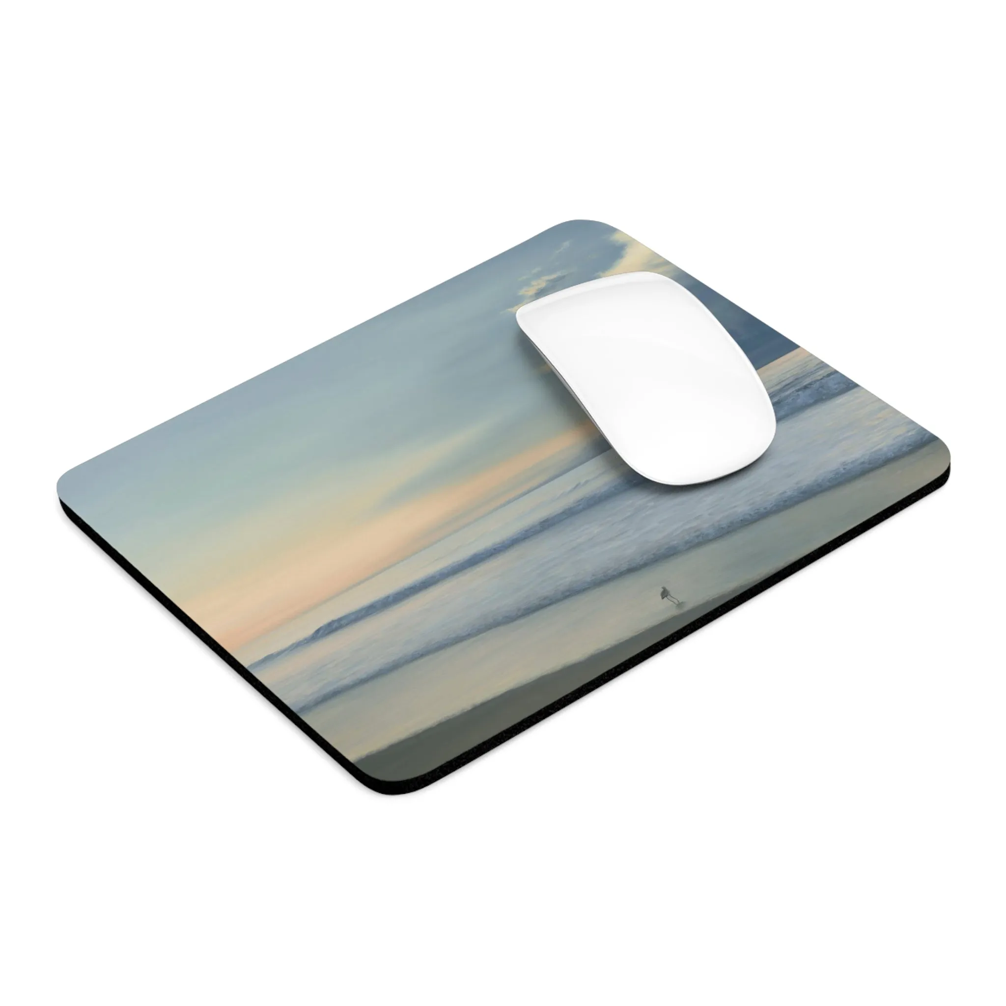 Gail Descoeurs: "The Sea and the Sandpiper" – Mouse Pad