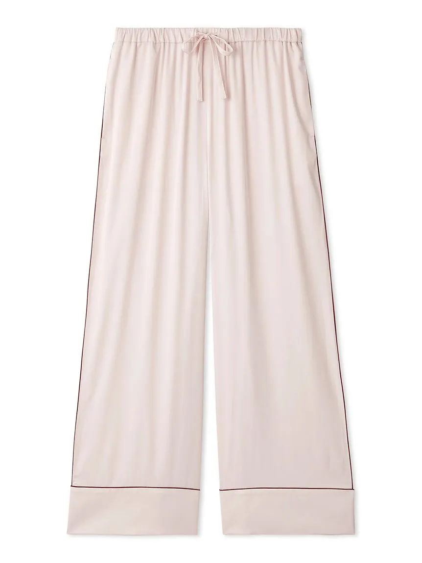 HOLIDAY Piping Satin Pajama Pants