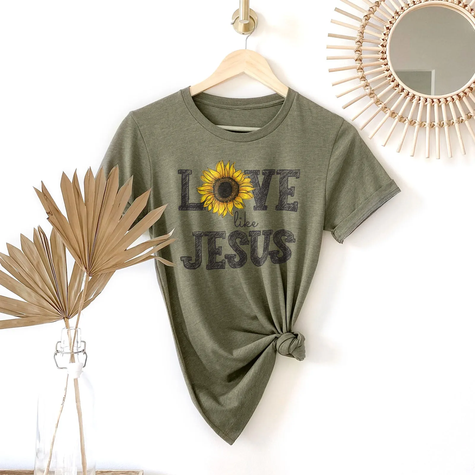 Love Like Jesus | Sunflower Tee