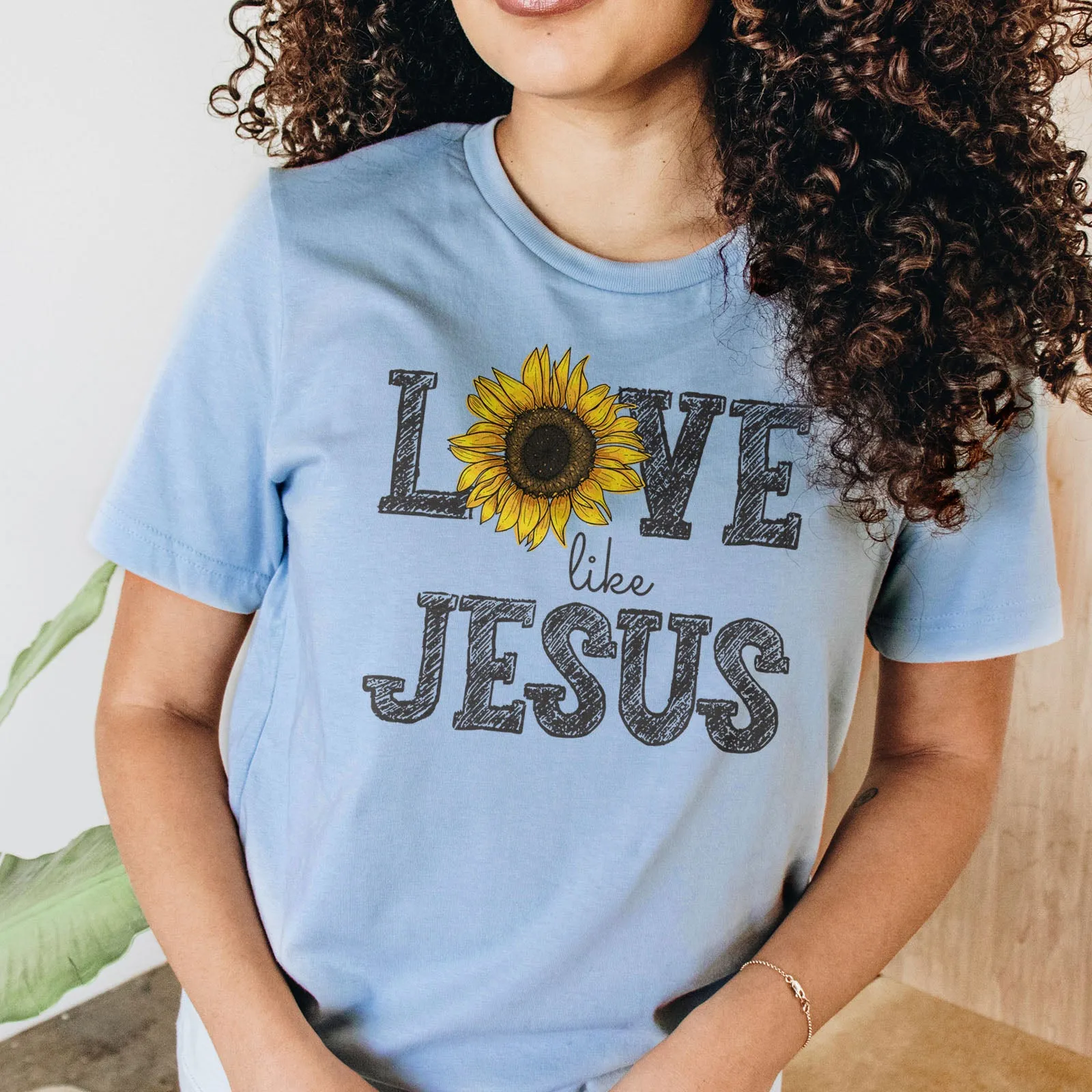 Love Like Jesus | Sunflower Tee