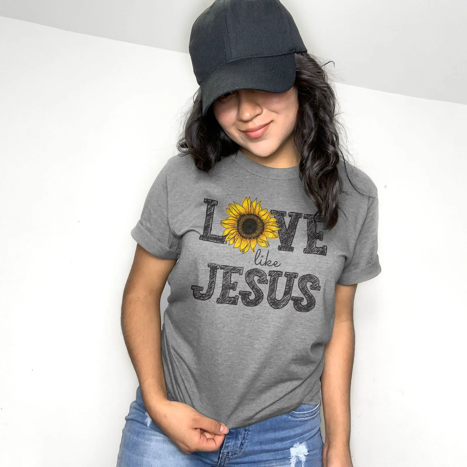 Love Like Jesus | Sunflower Tee