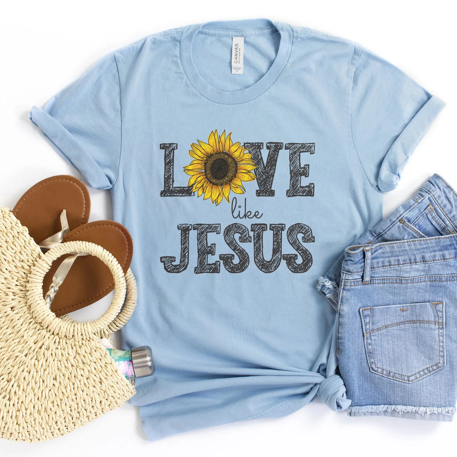 Love Like Jesus | Sunflower Tee