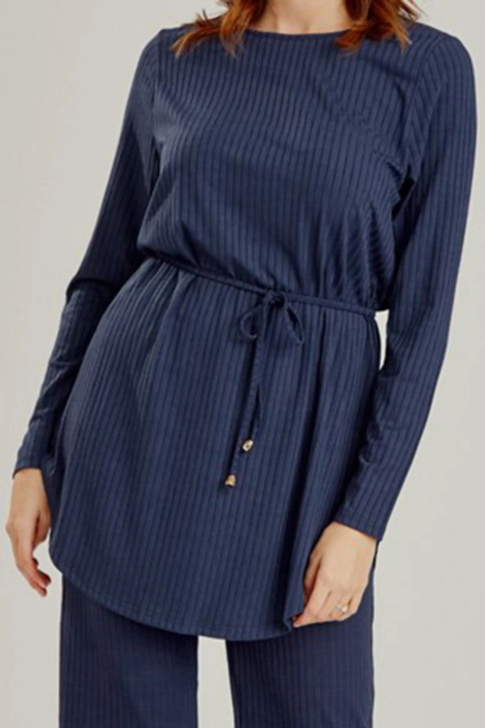 Lycra Rib Top - Dark Shades