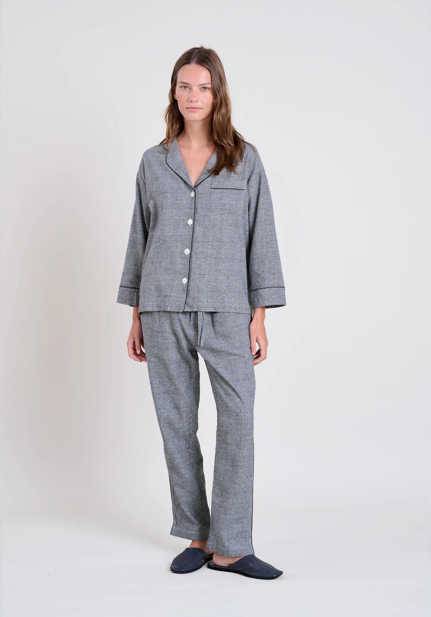 Marina Pajama Set in Glenn Plaid Flannel