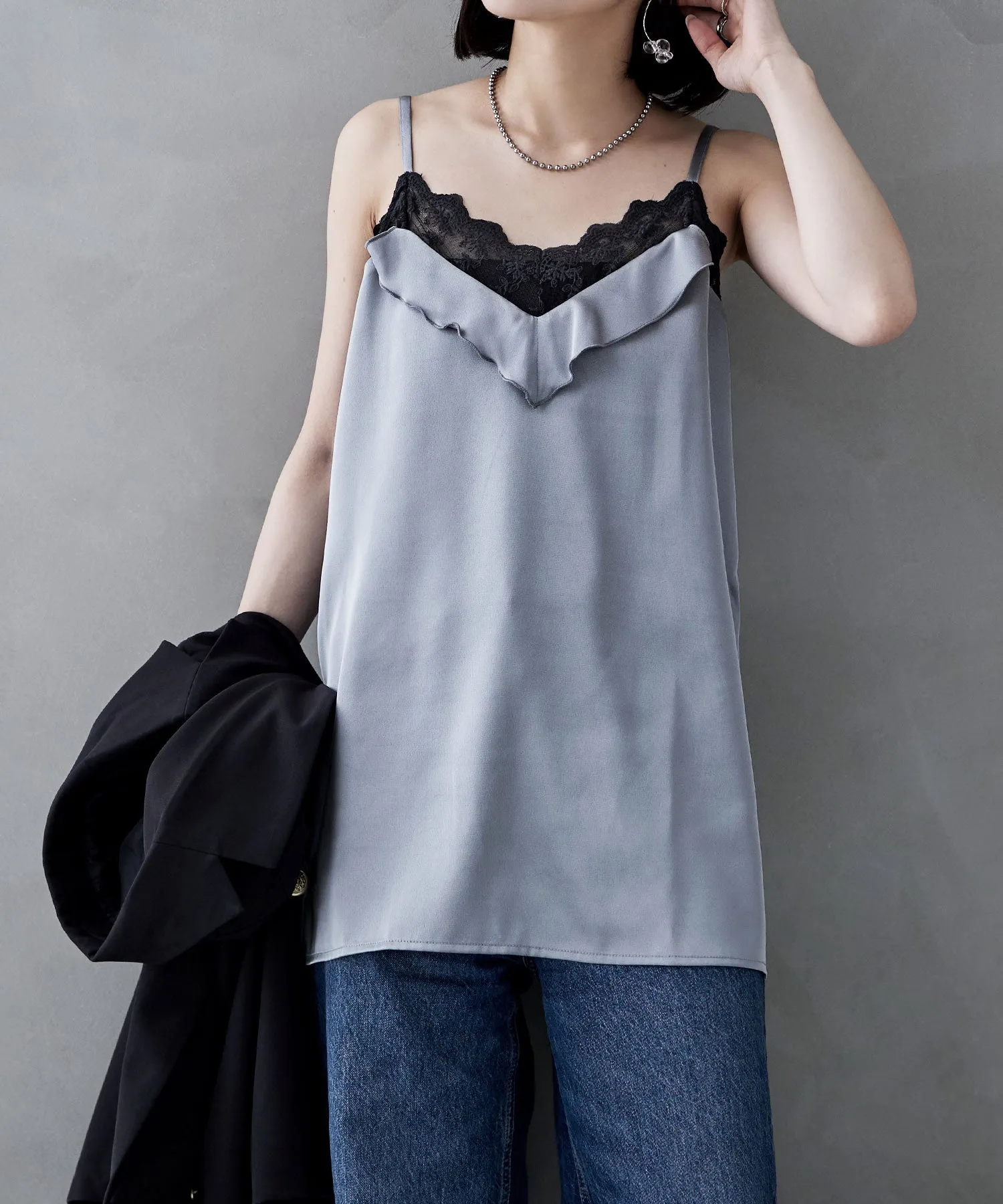 Matte satin lingerie camisole