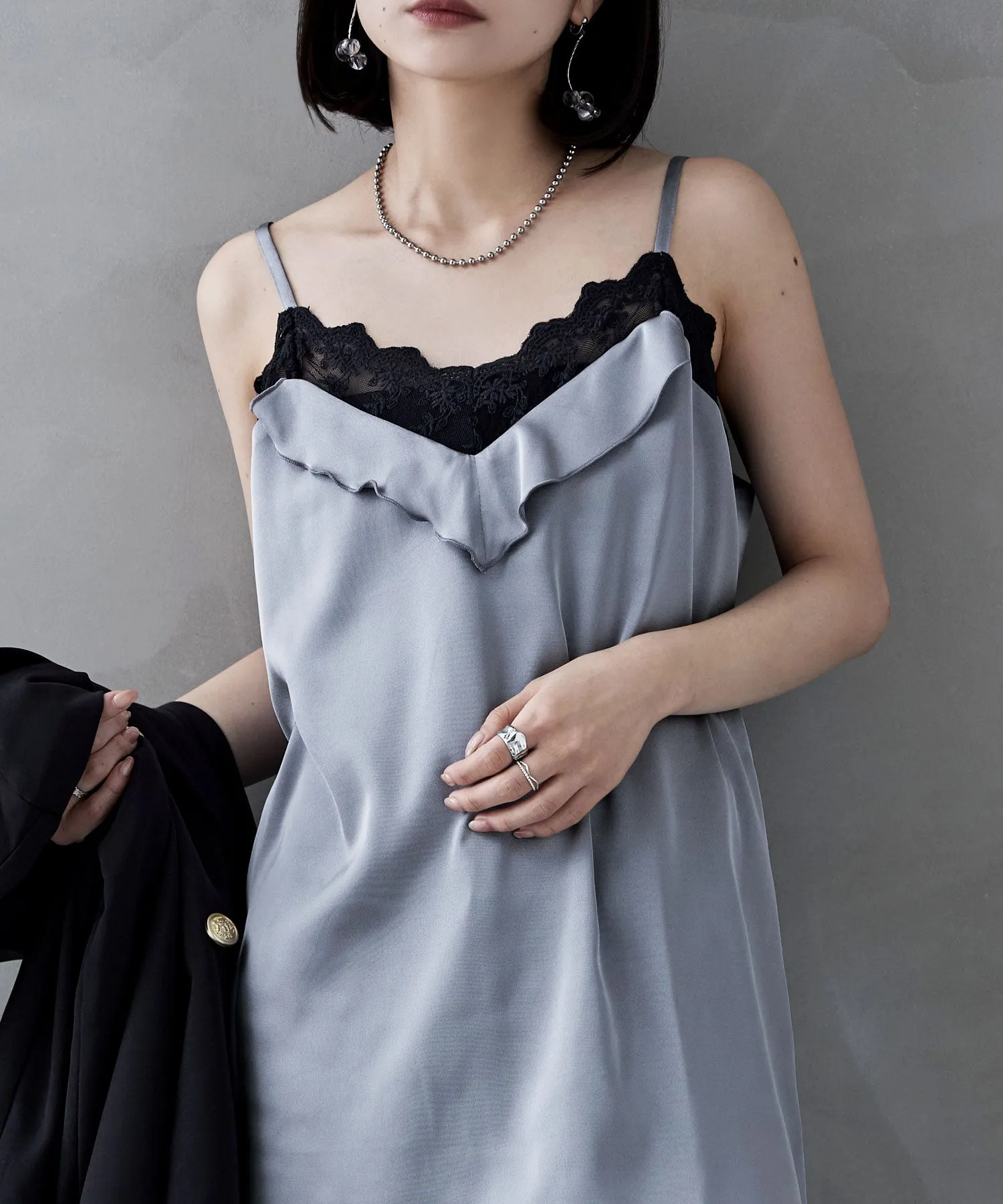 Matte satin lingerie camisole