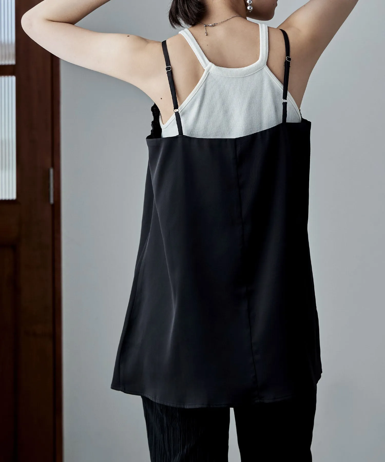 Matte satin lingerie camisole
