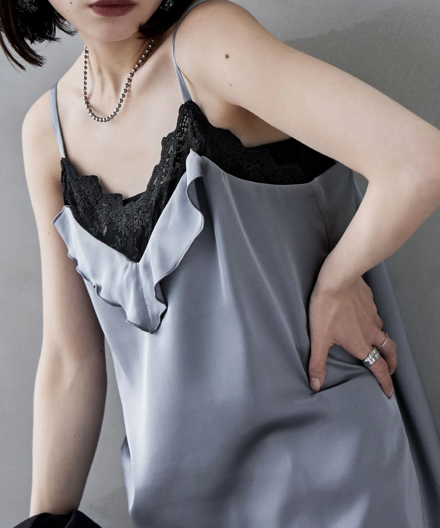 Matte satin lingerie camisole