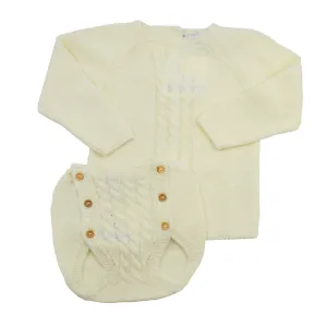 Merino Diaper Set | Ivory (6M, 24M)