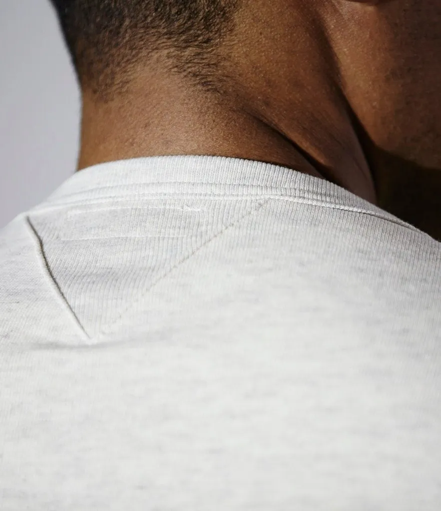 Merz b. Schwanen 346 Crew Neck Sweatshirt - Nature Melange