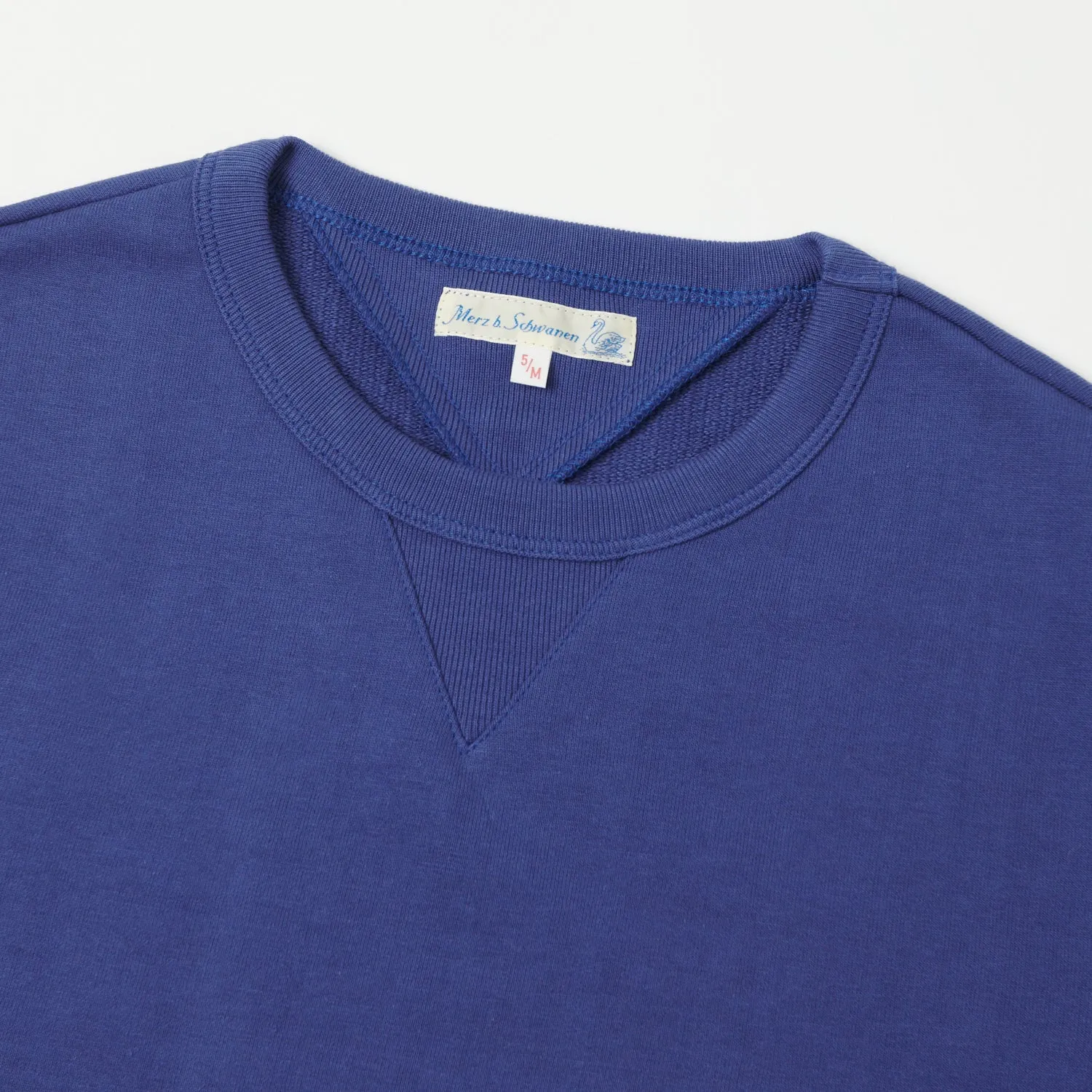 Merz b. Schwanen 346 Crew Neck Sweatshirt - Pacific