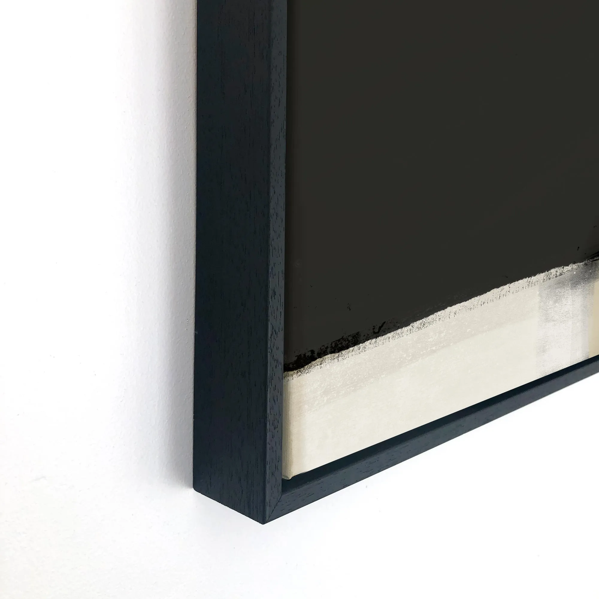 Midnight Calm Framed Abstract Canvas Art