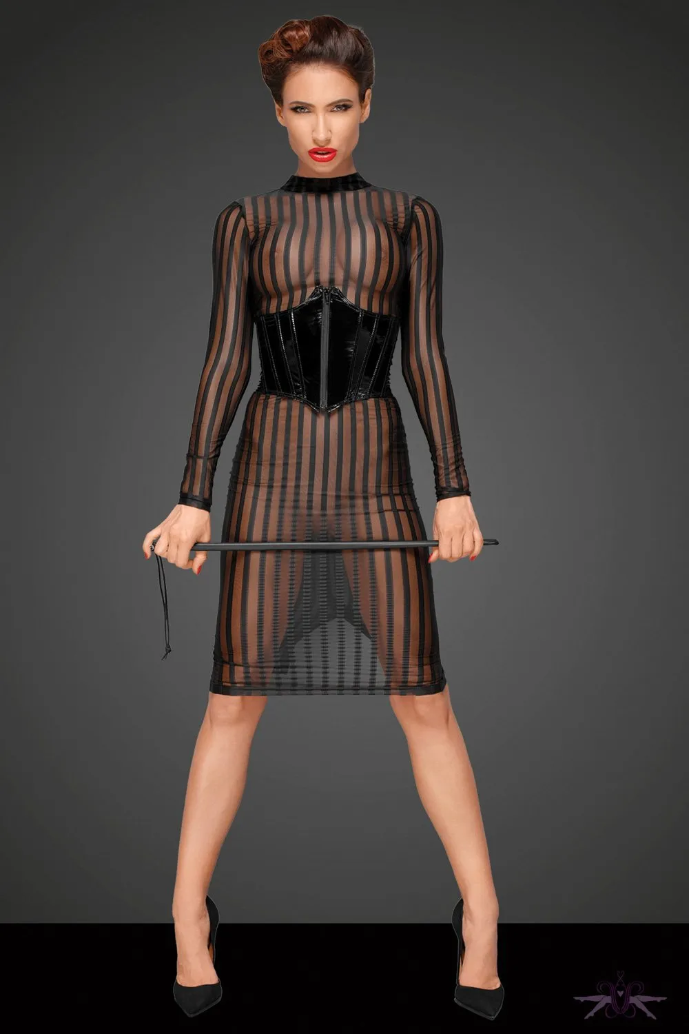 Noir Handmade Classic Sheer Dress