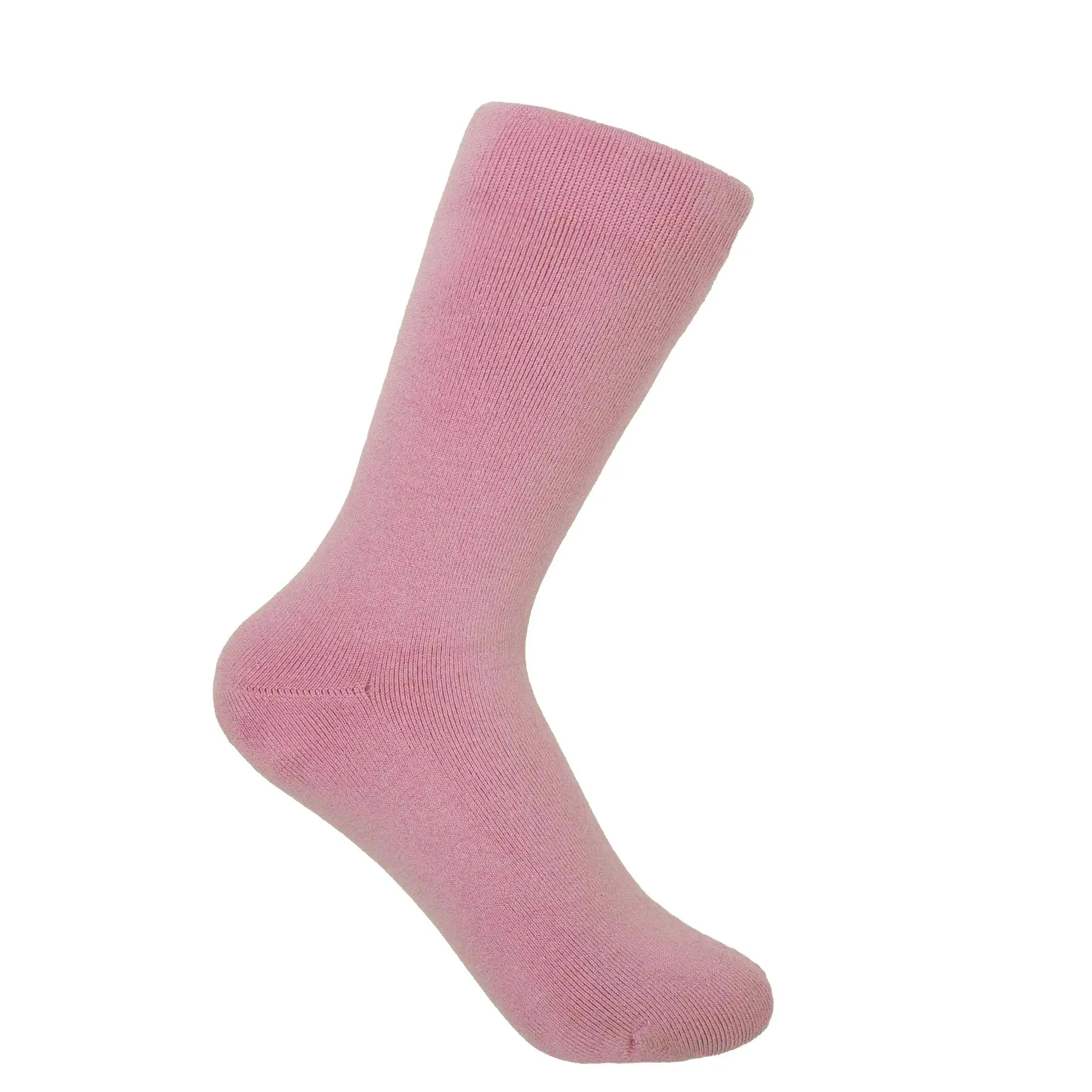 Plain Women's Bed Socks Bundle - Pink & Cream