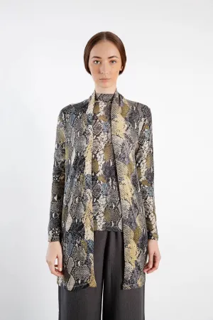 Python Printed Cashmere Twin Set