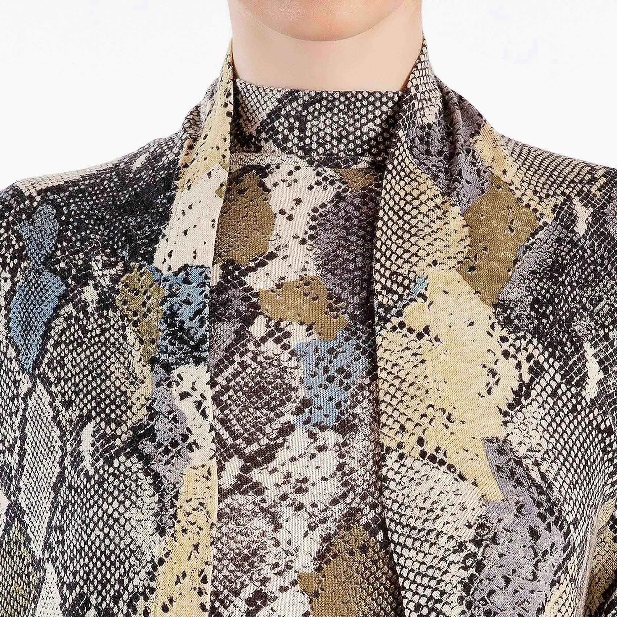 Python Printed Cashmere Twin Set