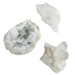 Quartz and Calcite Trio #256