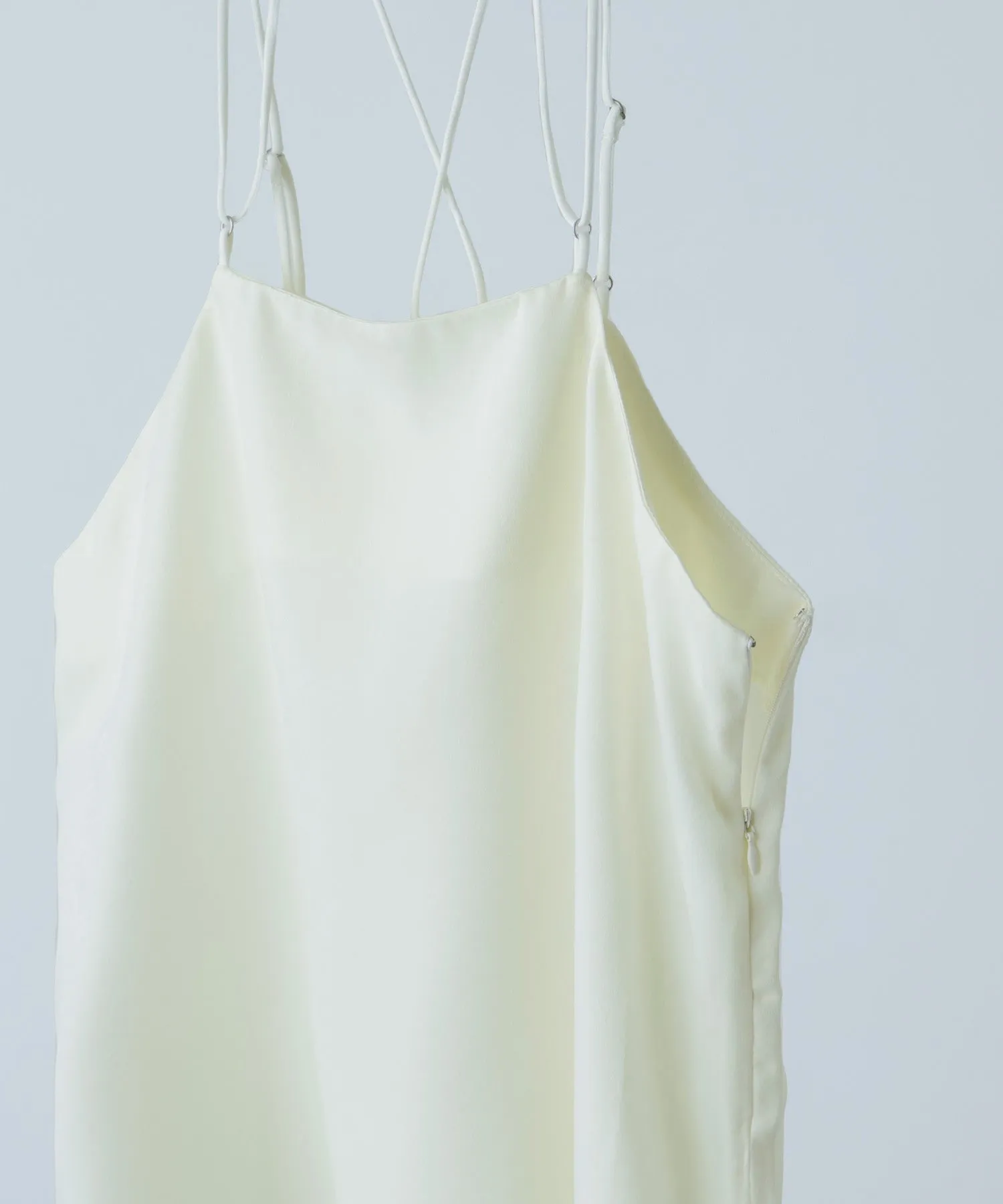 Satin backcross camisole
