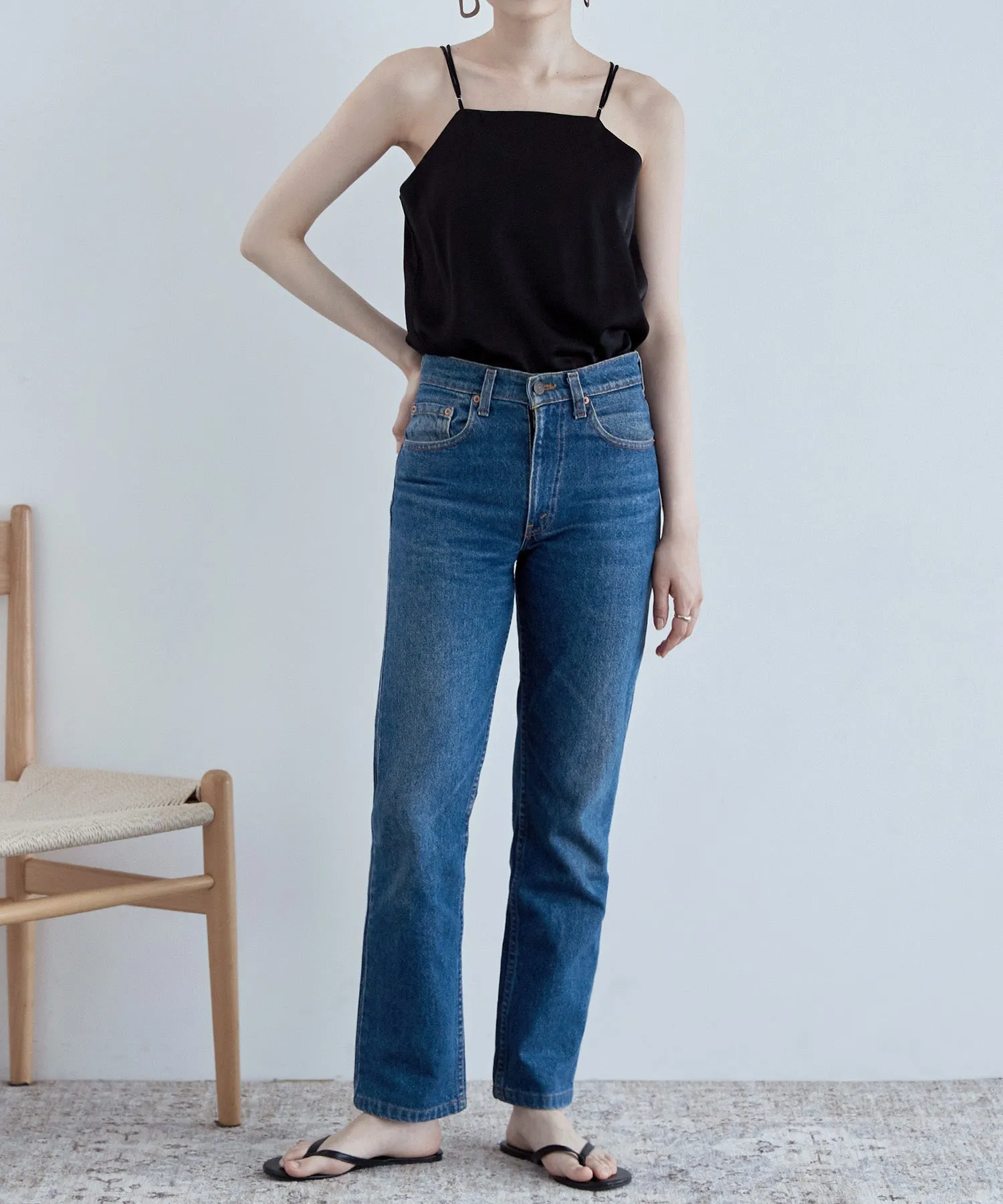 Satin backcross camisole