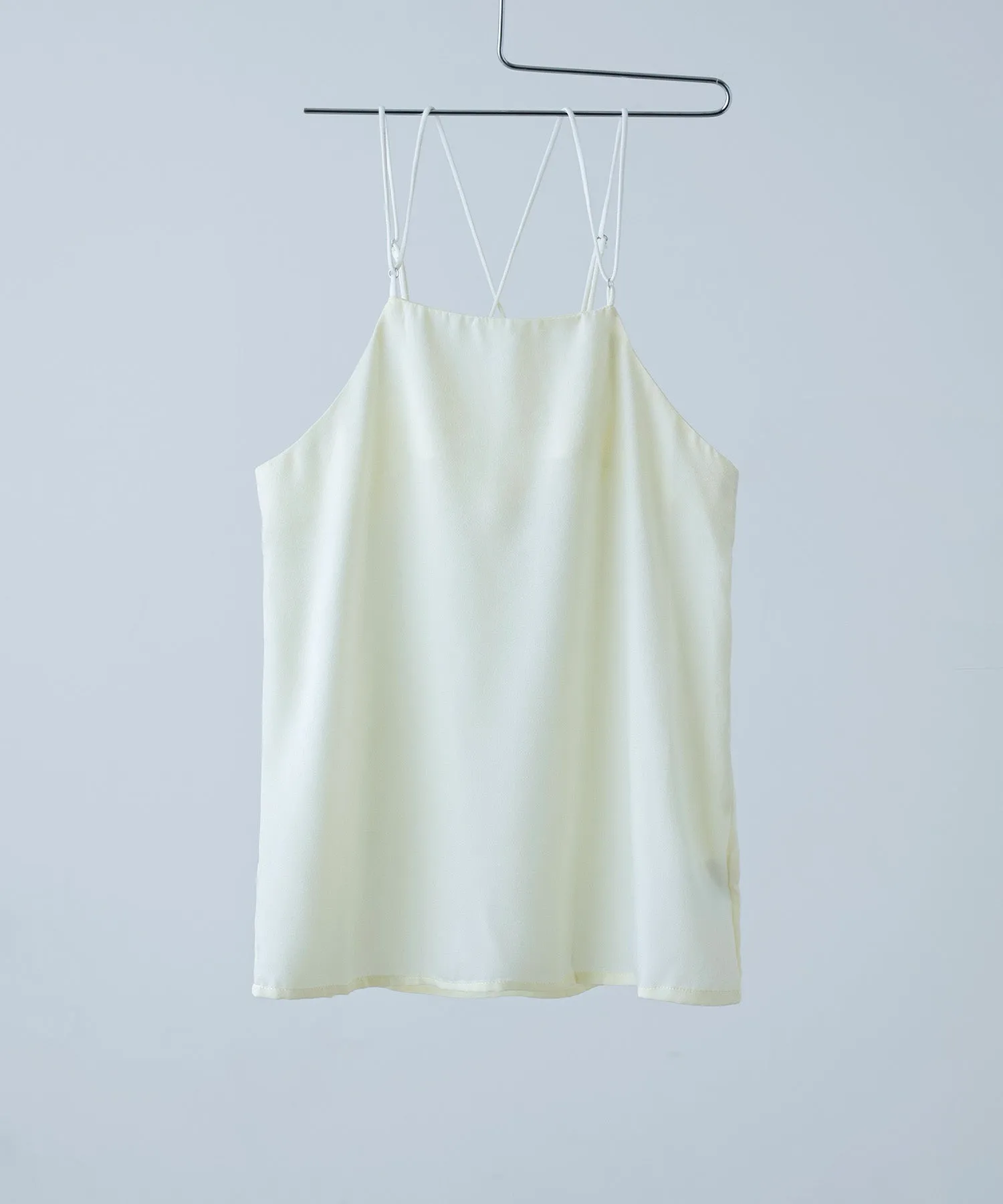 Satin backcross camisole
