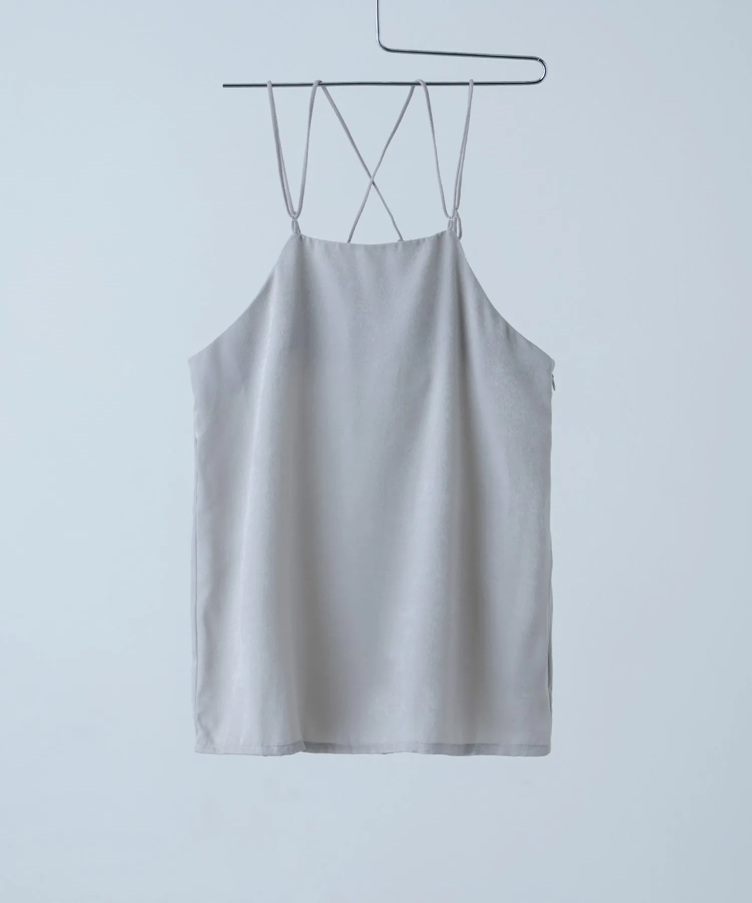 Satin backcross camisole