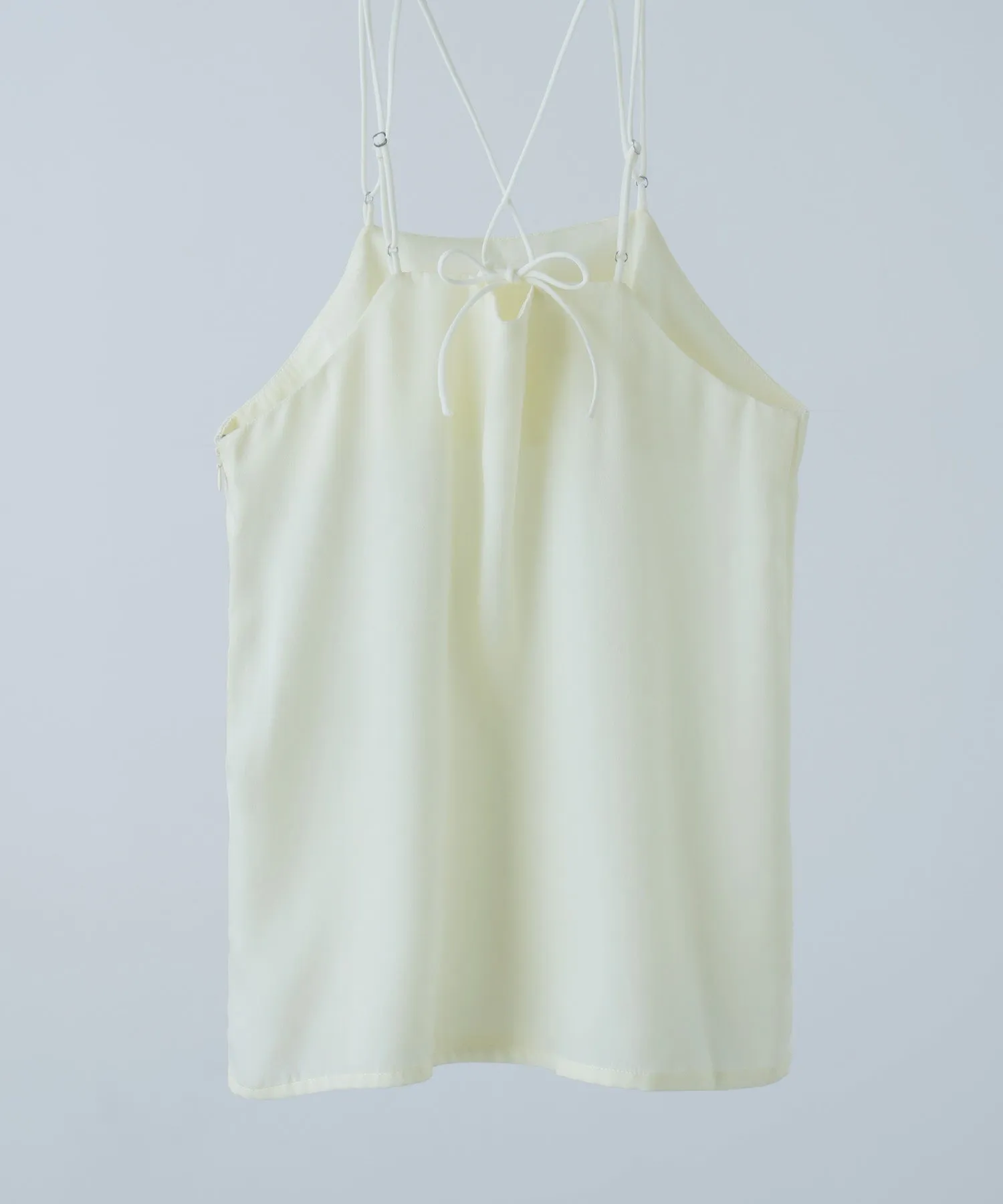 Satin backcross camisole