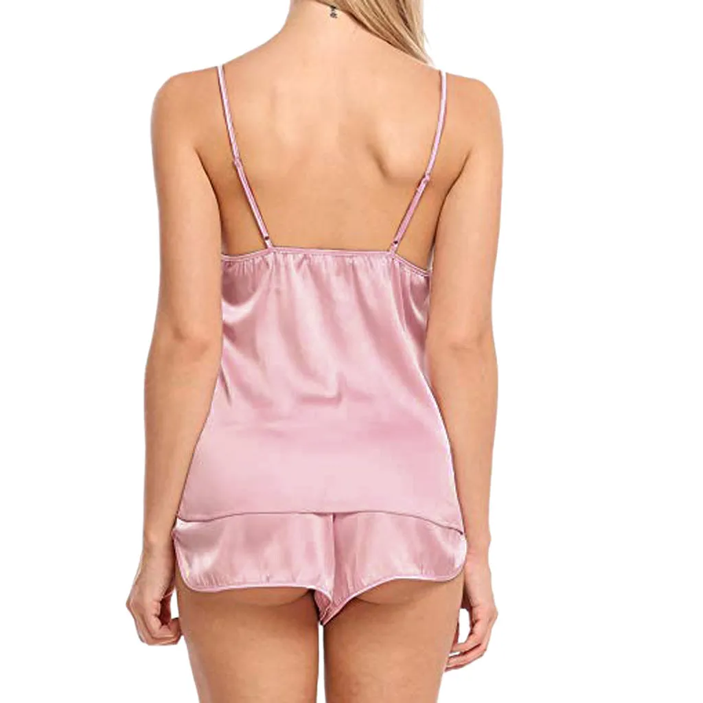 Satin Camisole Pajama Set of 2